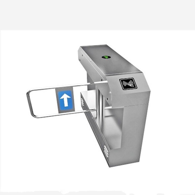 tripod turnstile : pedestrian safety control bridge type swing barrier gate