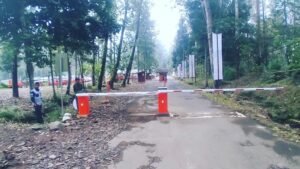 palang parkir wisata