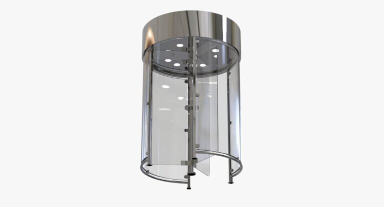 pintu putar kaca otomatis full height solusi modern dan elegan di bandung