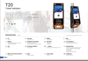 telpo t20 bus validator