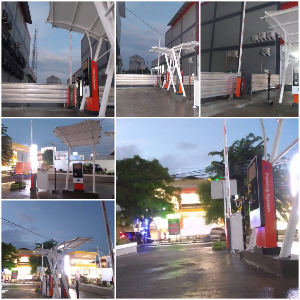 sistem parkir otomatis, parkir tanpa uang tunai, Tap and Go, MSM Parking, e-money, QRIS, solusi parkir modern, aplikasi parkir, mesin dispenser payment, mesin ticket validator