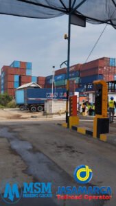 palang parkir nontunai tol 1