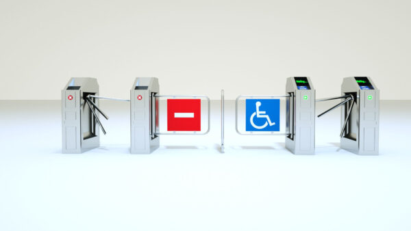 flap barrier tripod turnstile sistem akses tempat wisata tap and go dengan kartu e tol : solusi modern tanpa kasir