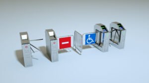 flap barrier tripod turnstile sistem akses tempat wisata tap and go dengan kartu e tol : solusi modern tanpa kasir