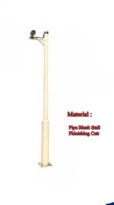 tiang kamera galvanis 3,5 meter: solusi tiang cctv kamera outdoor murah dan berkualitas