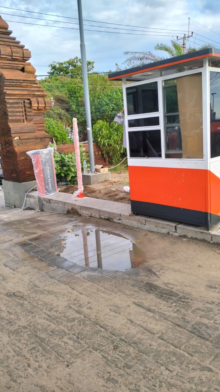 paket palang parkir otomatis in & out: sistem tiket, rfid, dan pos parkir