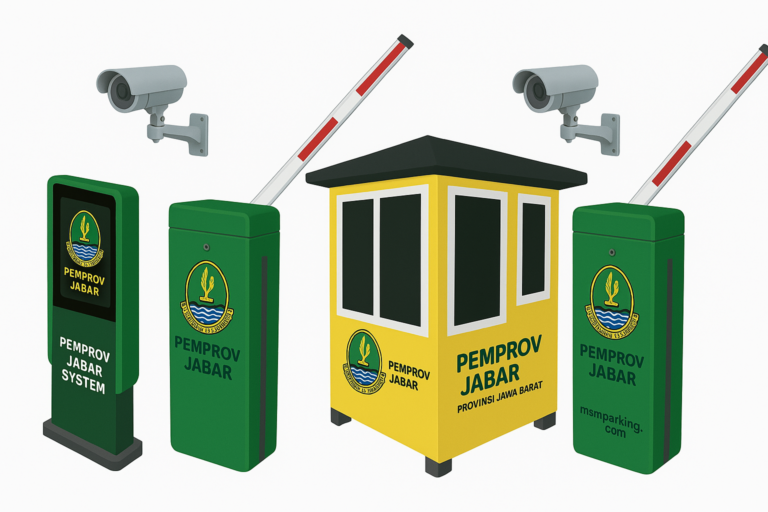 Paket sistem parkir semi manless branding (5)