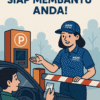 Palang parkir atau Barrier gate M Gate Full LED - Image 2