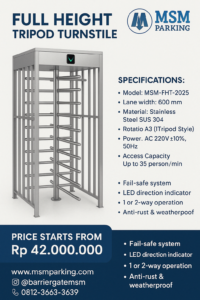 Jual Full Height Tripod Turnstile