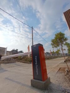 Pemasangan palang parkir perumahan bandung (5)