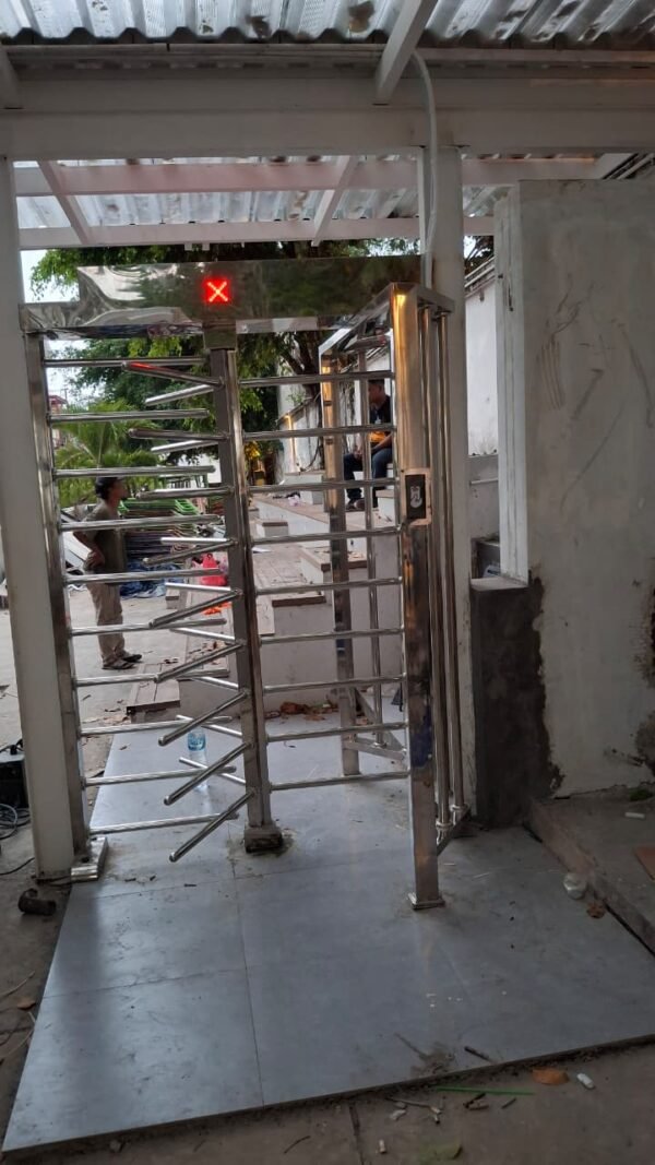 Pemasangan Fullheight Tripod Turnstile Lokal Customize – Peruri Karawang