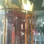 pintu putar kaca otomatis