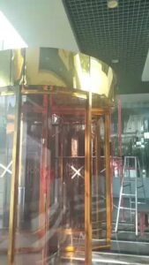 pintu putar kaca otomatis