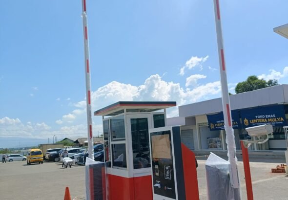 palang parkir semi manless ()