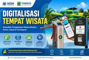 digitalisasi tempat wisata, tiket online wisata, e-ticketing tempat wisata, manajemen sistem wisata, pemasaran digital pariwisata, solusi wisata cerdas, sistem informasi objek wisata