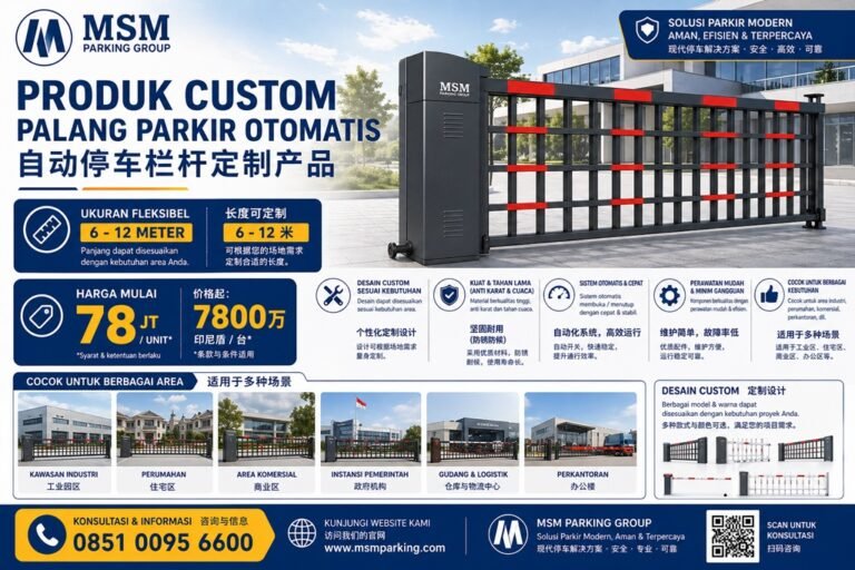 Palang Parkir Custom
