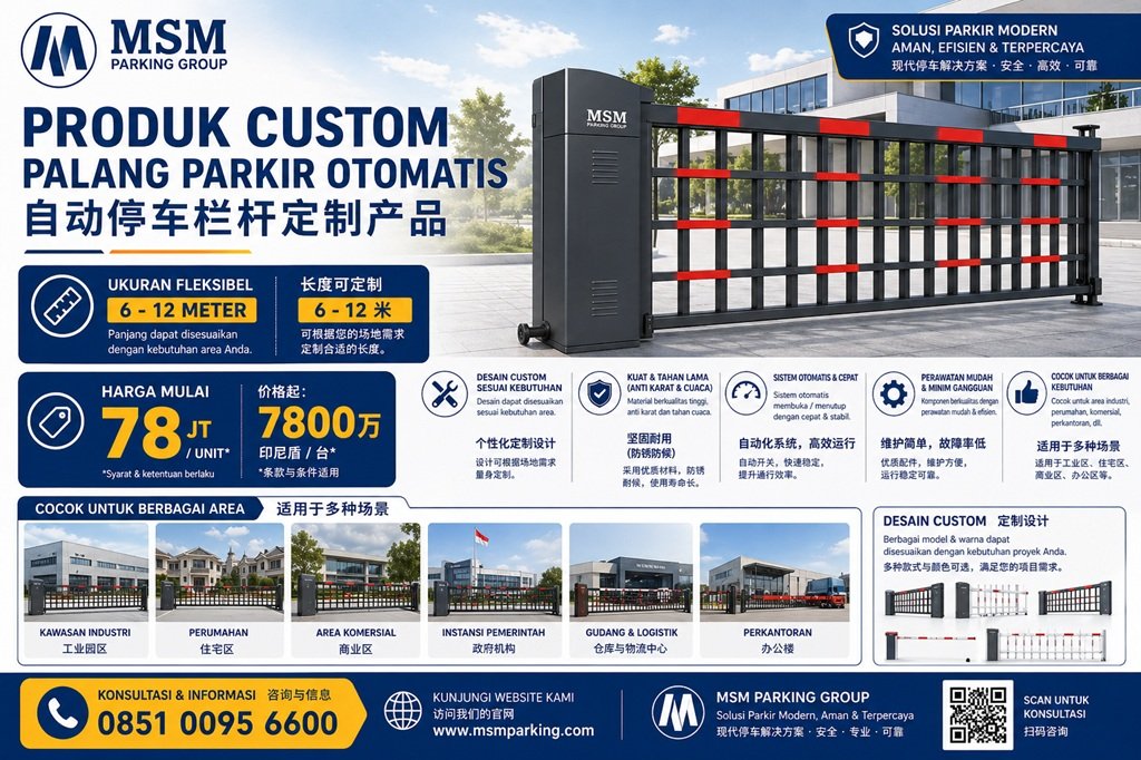 Palang Parkir Custom