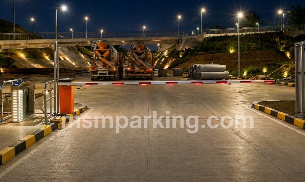 Palang parkir m Gate tambang