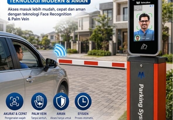 Palang parkir palmvien facereconigtions