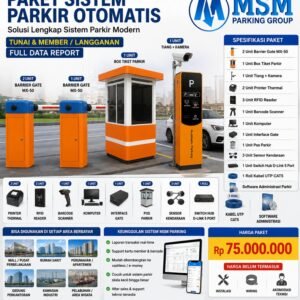 Paket Sistem Parkir manless murah