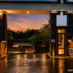 Pemasangan palang parkir semi manles mx