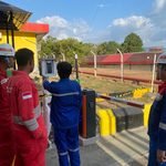 Pemasangan Palang Parkir Otomatis M Gate dengan Integrasi Face Recognition AI MSM Parking di PT Pertamina FT Kalabahi ()